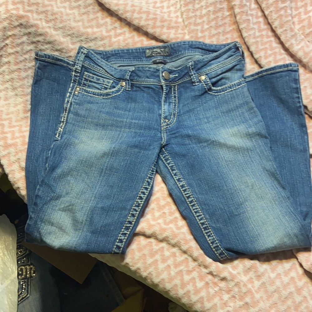 Silver jeans